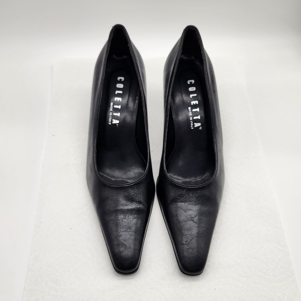 Vintage - Colette Women's Mules Or Kitten Heels Shoes - Size 7 - 20 Years Old